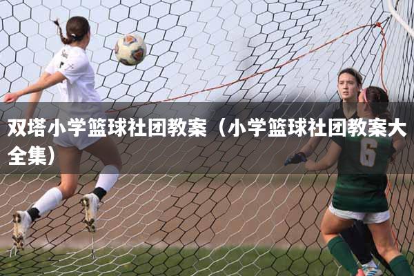 双塔小学篮球社团教案（小学篮球社团教案大全集）